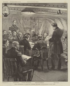 Naval Court-Martial on Board HMS Swiftsure, Devonport, on the Stranding of HMS Howe 