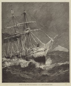 Kuzey Kutbu Seferinin Dönüşü, HMS Uyarısı Homeward Bound