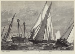Royal Victoria Yat Kulübü, Ada ve Florinda arasındaki Çarpışma by William Heysham Overend