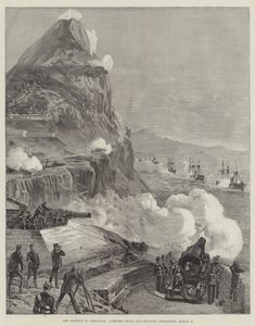 Cebelitarık Savunması, Birleşik Deniz ve Askeri Operasyonlar, 13 Mart by William Heysham Overend