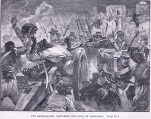 Cawnpore 1857 AD yakalayan Highlanders