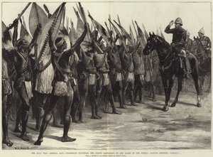 Zulu Savaşı, General Lord Chelmsford Tugela Kıyılarındaki Yerli Birlik