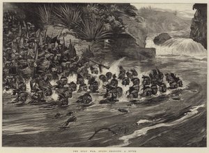 Zulu Savaşı, Zulu Nehri geçerken