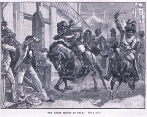 Delhi 1857 AD de isyancı Sepoys