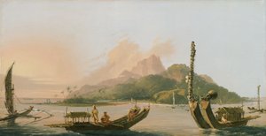 Tahiti: Güney doğu yönünde 1773 by William Hodges
