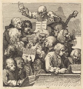Şarkıcılar Korosu by William Hogarth
