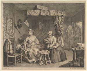 A Harlots Progress, Levha 3, Nisan 1732