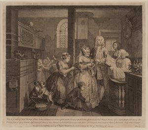 Bir Tırmık İlerlemesi, Plaka 5 by William Hogarth