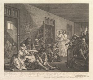 A Rakes Progress, Plaka 8, [25 Haziran 1735] 1763