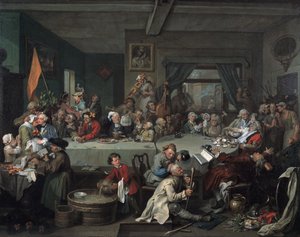 Bir Seçim Eğlencesi, 1755 by William Hogarth