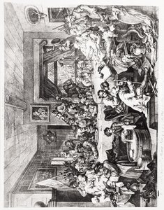 Bir Seçim Eğlencesi, Plaka I, 24 Şubat by William Hogarth