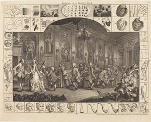 Güzellik Analizi: pl.2 by William Hogarth