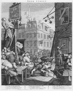 bira sokağı by William Hogarth
