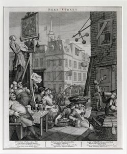 Bira Sokağı, 1751 by William Hogarth