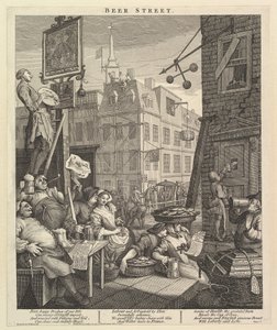 Bira Sokağı, 4 Şubat 1751. by William Hogarth