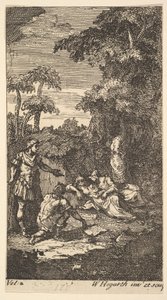 Cassandra, Frontispiece, Cilt. 2:, 1725. by William Hogarth
