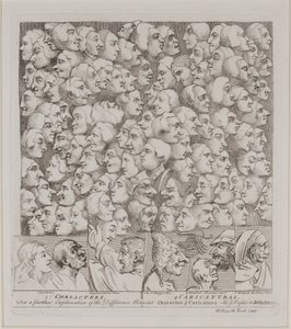 Karakterler ve Karikatürler by William Hogarth