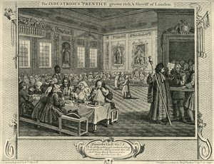 Şehir Bayramı, 1747, 1925. by William Hogarth
