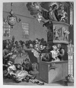 Saflık, Batıl İnanç ve Fanatizm by William Hogarth