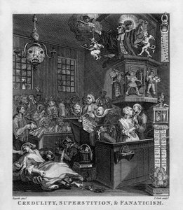Saflık, Batıl İnanç ve Fanatizm, William Hogarth by William Hogarth