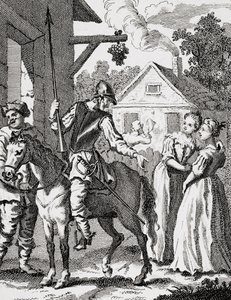 Don Kişot ve Sancho Panza bir Inn