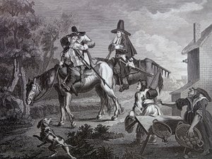Samuel Butler'ın 'Hudibras'ının Ön Parçası by William Hogarth