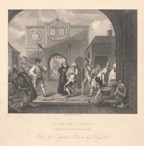 Calais Kapısı, William Radclyffe (1783-1855) tarafından oyulmuş by William Hogarth