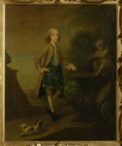 Horace Walpole, 10 yaşında, 1727-8 by William Hogarth