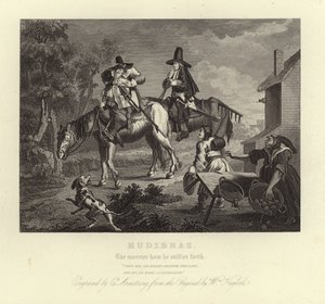 Hudibras, Samuel Butler by William Hogarth