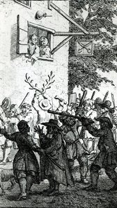 Bir Terziye Karşı Hullabaloo by William Hogarth