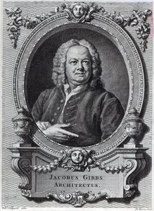 James Gibbs, Bernard Baron tarafından oyulmuş, 1747 by William Hogarth