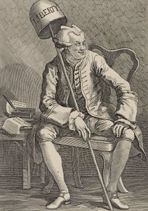 John Wilkes, Av. by William Hogarth