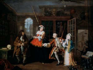 Evlilik A-la-Modu: 3. Teftiş, c1743 by William Hogarth