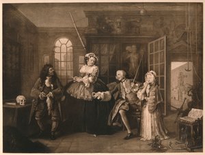 Evlilik A-la-Modu: 3. Teftiş, c1743 by William Hogarth