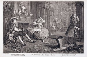Evlilik a la Mode by William Hogarth