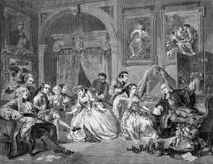 Evlilik a la Mode tarafından William Hogarth by William Hogarth