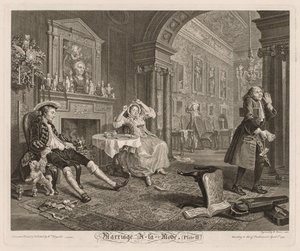 Şık Düğün: Plaka II by William Hogarth