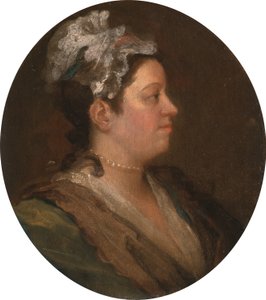 Mary Hogarth (1699-1741), c.1740 (konuşma öncesi) (bkz. 174877) by William Hogarth