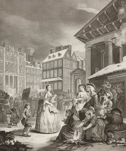 Sabah. Gönderen: Günün Dört Saati / Günün dört saati. 1738 by William Hogarth