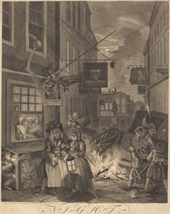 Gece by William Hogarth