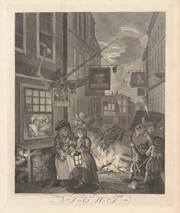 Gece by William Hogarth
