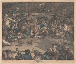 Kraliyet Sporu, Çukur Bileti by William Hogarth