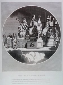 Kraliyet, Piskoposluk ve Hukuk by William Hogarth