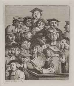 Akademisyenler Bir Derste, 3 Mart by William Hogarth
