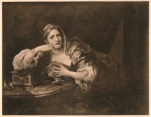 Guiscardo'nun Kalbi İçin Yas Sigismunda, 1759 by William Hogarth