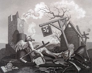 Kuyruk Parçası veya Bathos by William Hogarth