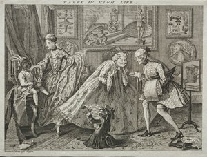 Yüksek Yaşamda Tat, 1746. by William Hogarth