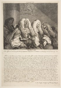 Bench, Eylül 1758. by William Hogarth