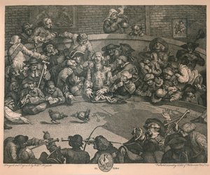 Kokpit, 1759. by William Hogarth