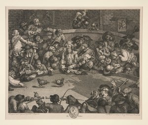 horoz dövüşü by William Hogarth